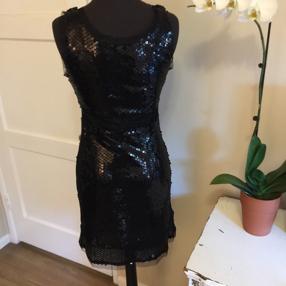 Black Sequined Dress - Picture 14 of 16